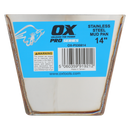 OX Tools OX-P530814 Pro Stainless Steel Plasterers Mud Pan - 14 in / 350mm