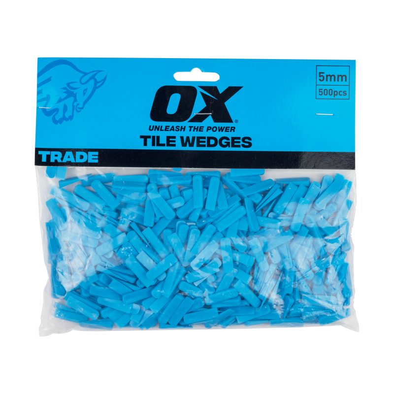 OX Tools OX-T160605 Trade Wedge Shaped Tile Spacers - 6mm (500 pcs)