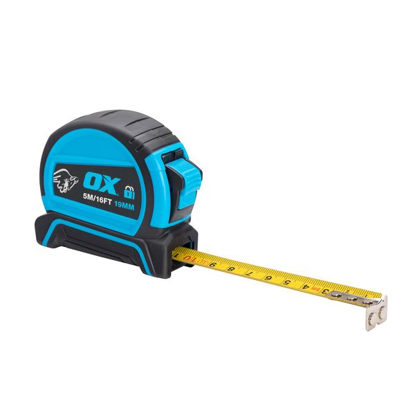 OX Tools OX-P505205 Pro Dual Auto Lock Tape Measure - 5m