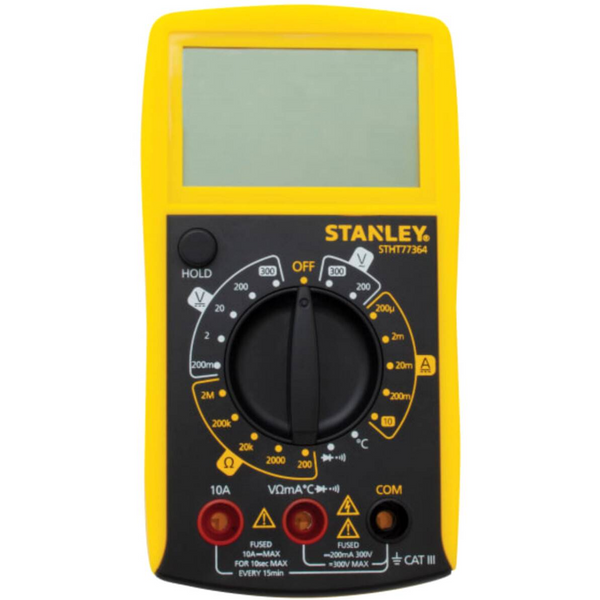 Stanley INT077364 AC/DC Digital Multimeter
