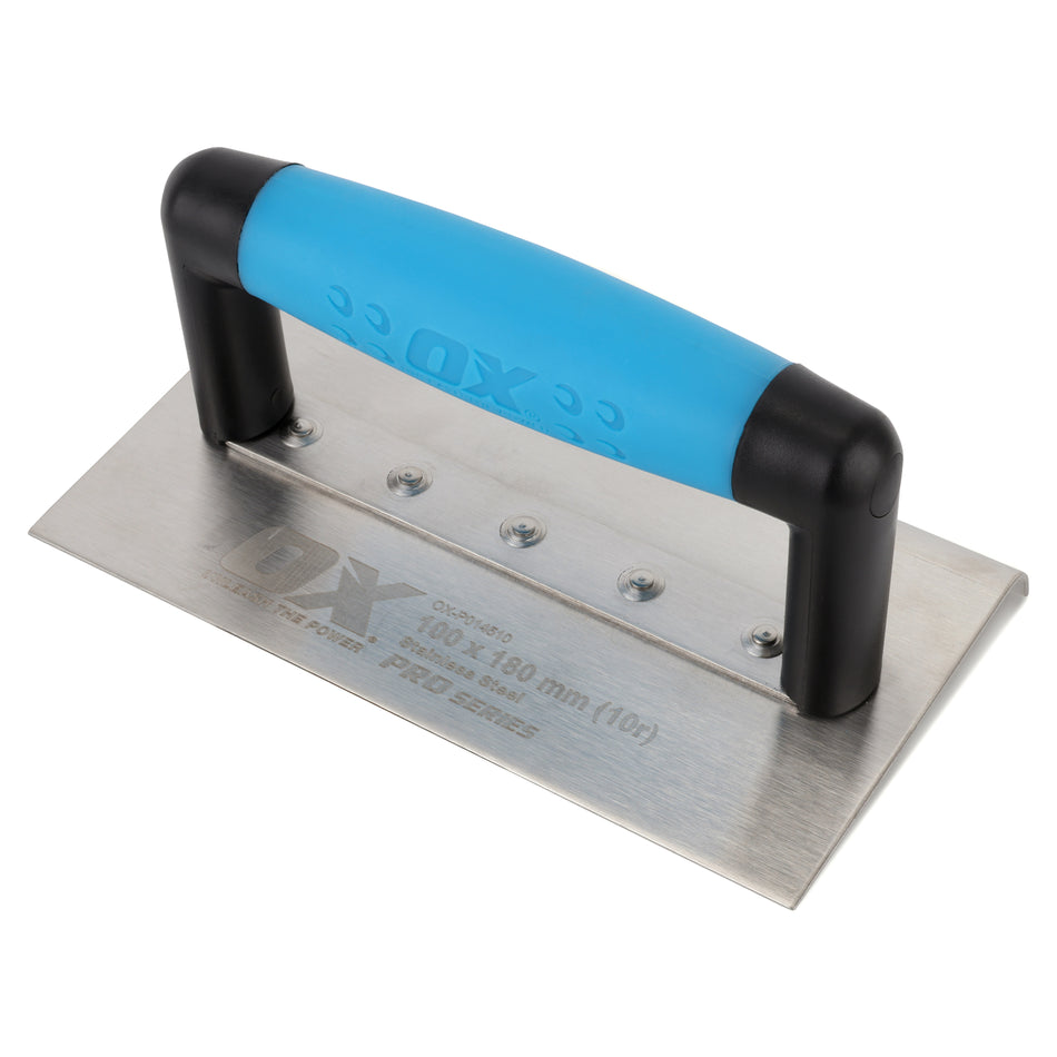 OX Tools OX-P014510 Pro Medium Edger 100 x 180mm S/S - 10mm radius