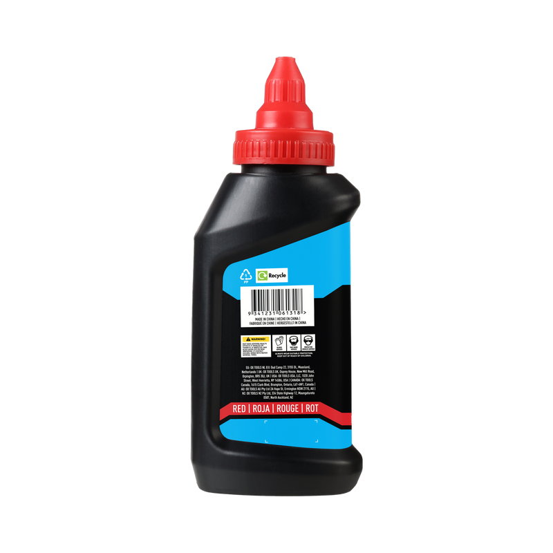 OX Hand Tools P630805 8-Ounce Permanent Red Marking Chalk - Permanence 3