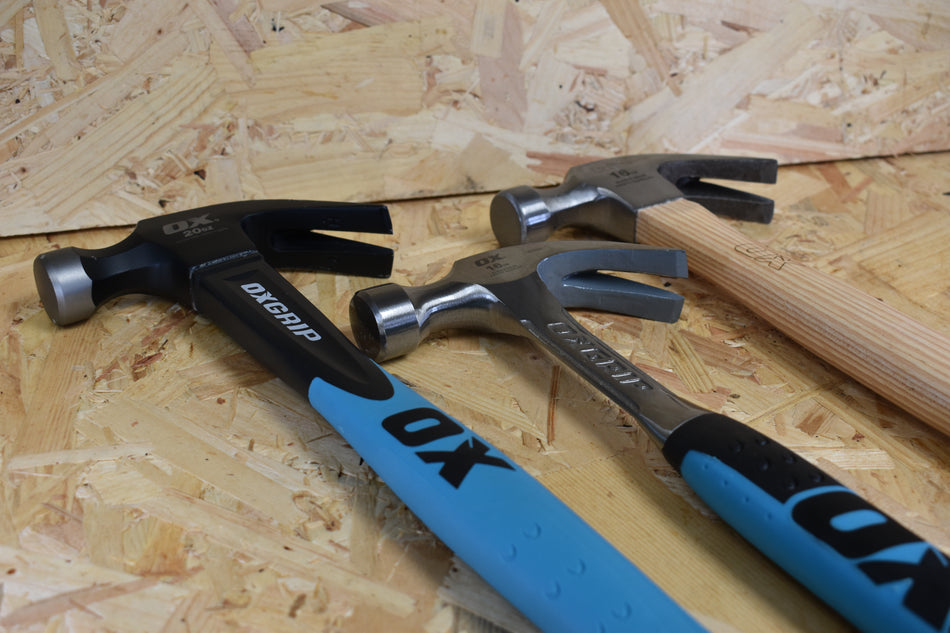 OX Tools OX-T085116 Trade Hickory Handle Claw Hammer - 16 oz