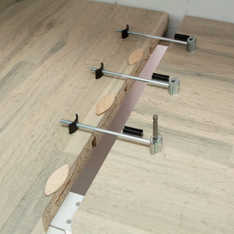 Trend Tools ZIP/35/164/3 Zipbolt Standard Worktop Connector Kit (26-40Mm)