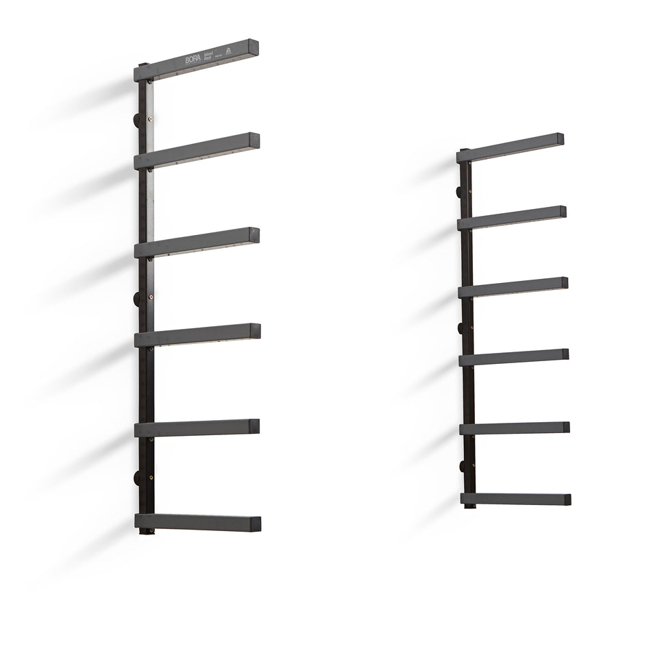 BORA Wood Rack 6 Tier - Gray/Black