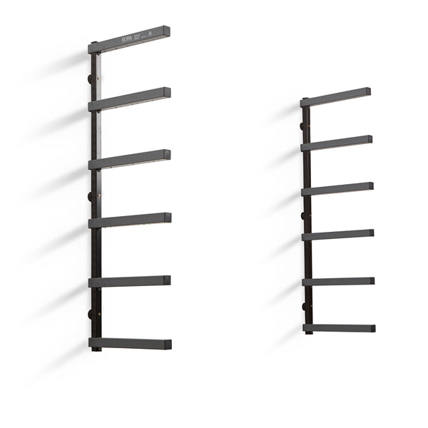 BORA PBR 006B  Wood Rack 6 Tier - Gray/Black