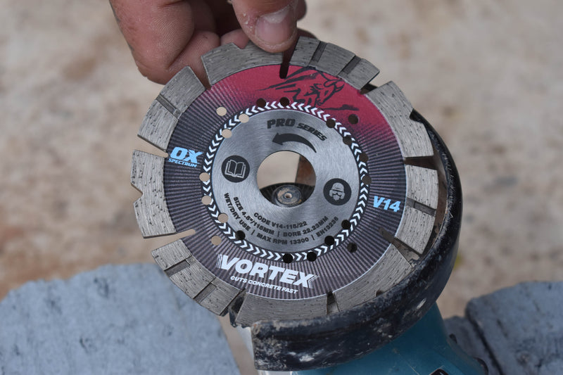 OX V14-125/22Pro V14 Diamond Blade - Concrete - 125/22.23mm