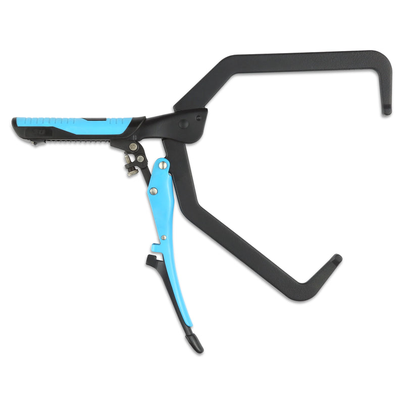 OX Hand Tools P204402 Auto Adjust 10-Inch Long Reach C Clamp - Gripped