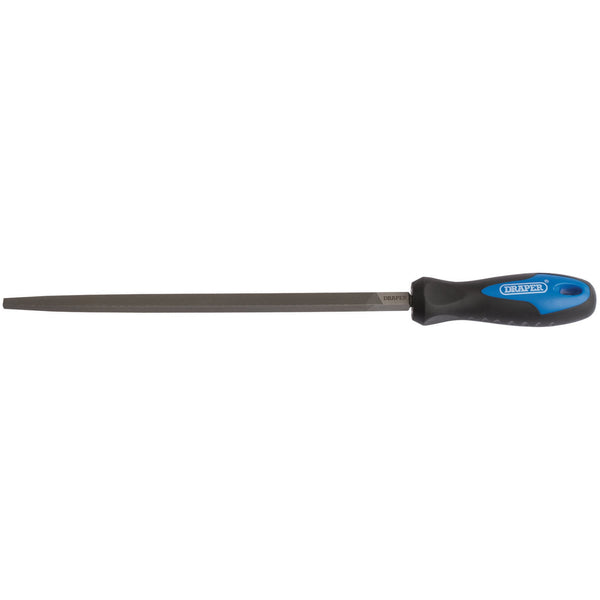 Draper 00014 Soft Grip Engineer's Square File and Handle, 250mm