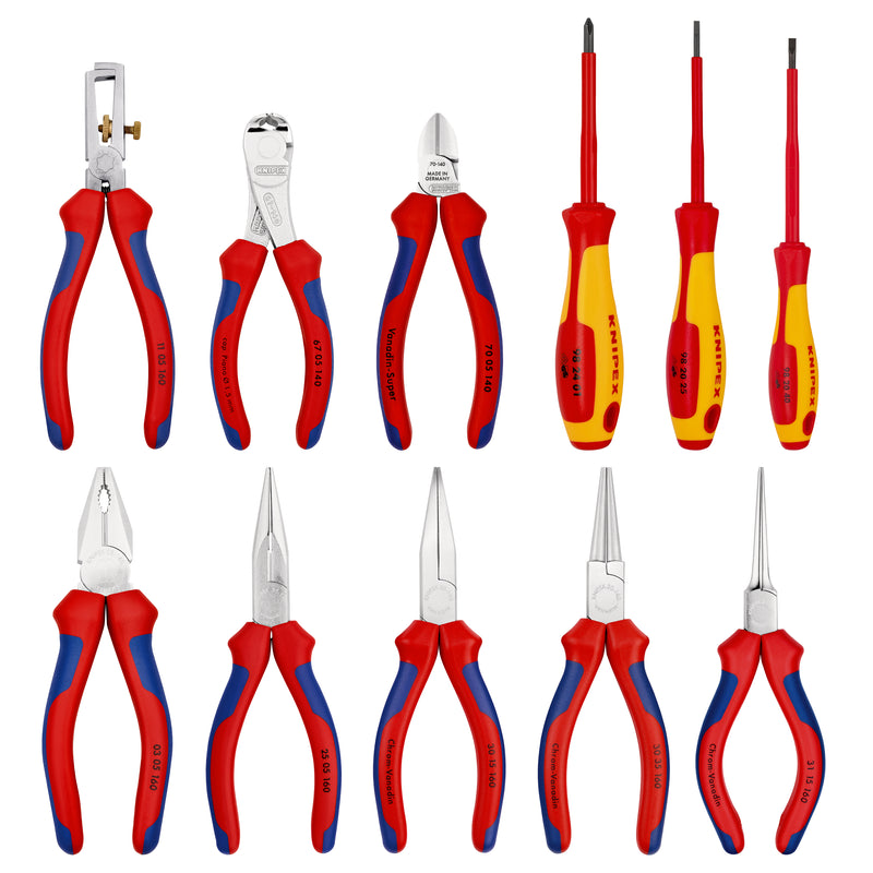 KNIPEX 00 19 41 SET OF PLIERS IN TOOL BAG
