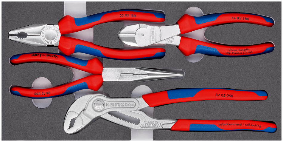 KNIPEX 00 20 01 V17 Tool-Kit Basic Chrome