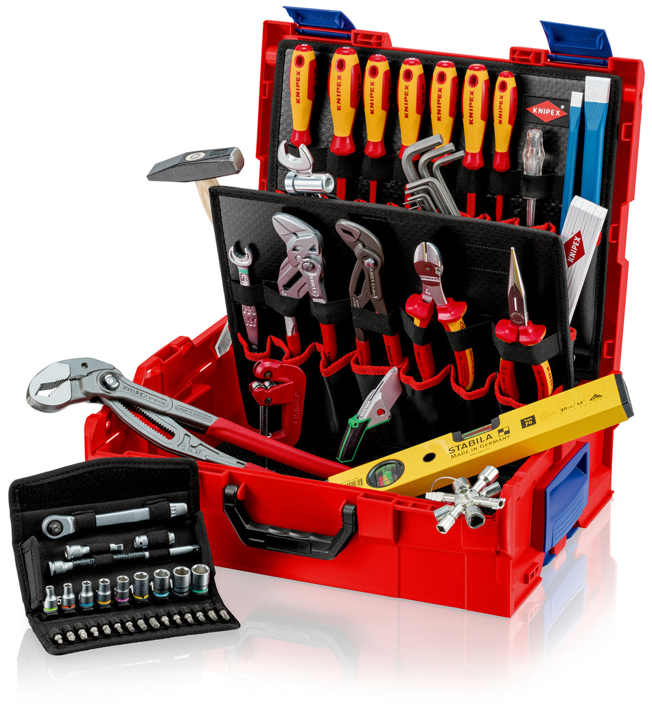 KNIPEX 00 21 19 LB S KNIPEX L-BOXXÂ® Plumbing 52 parts
