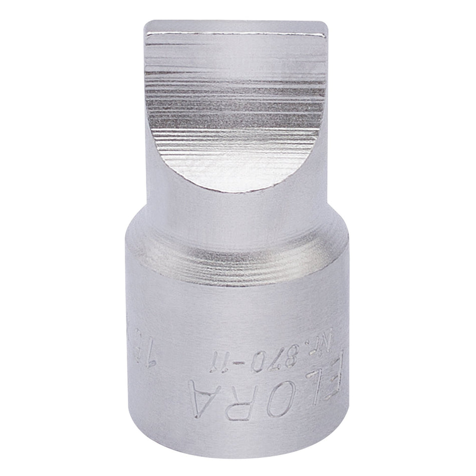 Draper 00260 Elora Plain Slot Screwdriver Socket, 3/8" Sq. Dr., 3mm