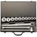 Draper 00369 Imperial Socket Set, 3/4" Sq. Dr. (15 Piece)