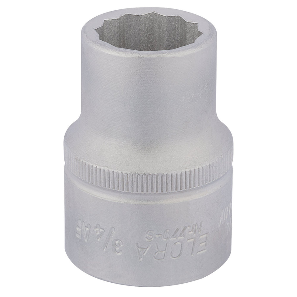 Draper 00434 Elora Bi-Hexagon Socket, 3/4" 3/4" Sq. Dr.