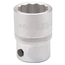 Draper 00492 Elora Bi-Hexagon Socket, 1.1/8" 3/4" Sq. Dr.