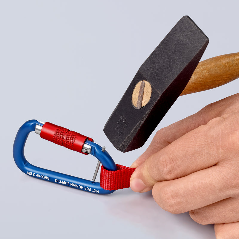 KNIPEX 00 50 03 T BK KNIPEX Screwgate Carabiner Set