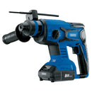 Draper 00592 D20 20V Brushless SDS+ Rotary Hammer Drill, 2 x 2.0Ah Batteries, 1 x Charger