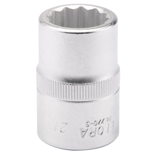 Draper 00690 Elora Bi-Hexagon Socket, 3/4" Sq. Dr., 21mm