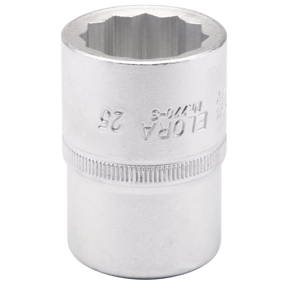 Draper 00731 Elora Bi-Hexagon Socket, 3/4" Sq. Dr., 25mm