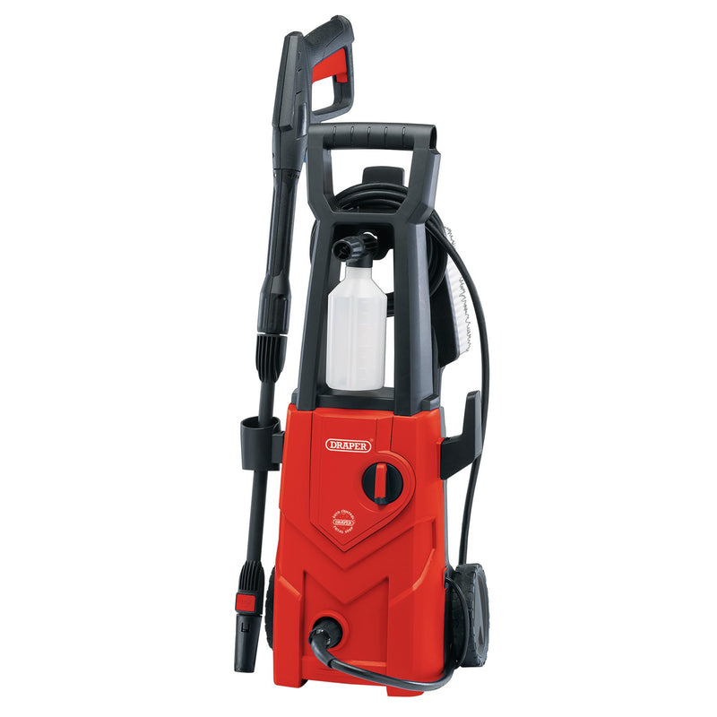 Draper 00786 230V Pressure Washer, 1,600W, 135Bar, Red