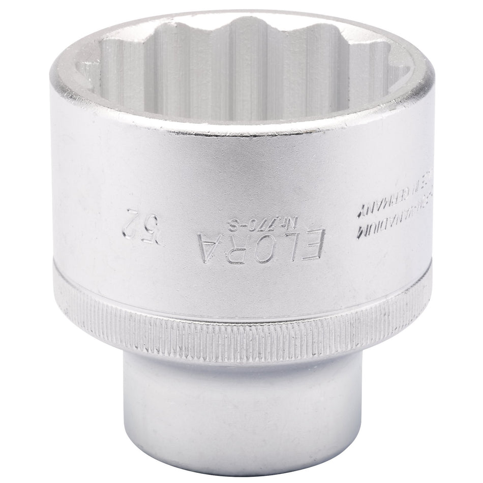 Draper 00872 Elora Bi-Hexagon Socket, 3/4" Sq. Dr., 52mm