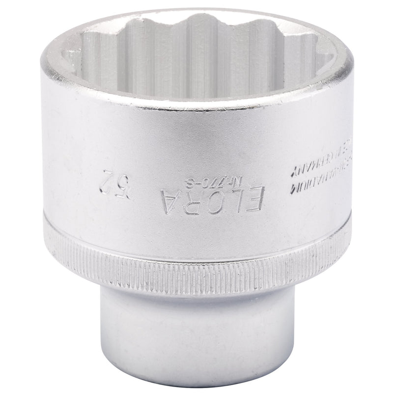 Draper 00872 Elora Bi-Hexagon Socket, 3/4" Sq. Dr., 52mm