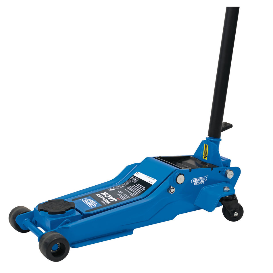 Draper 01106 Professional Garage Trolley Jack, 3 Tonne