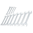 Draper 01276 Long Metric Open End Spanner Set (12 Piece)