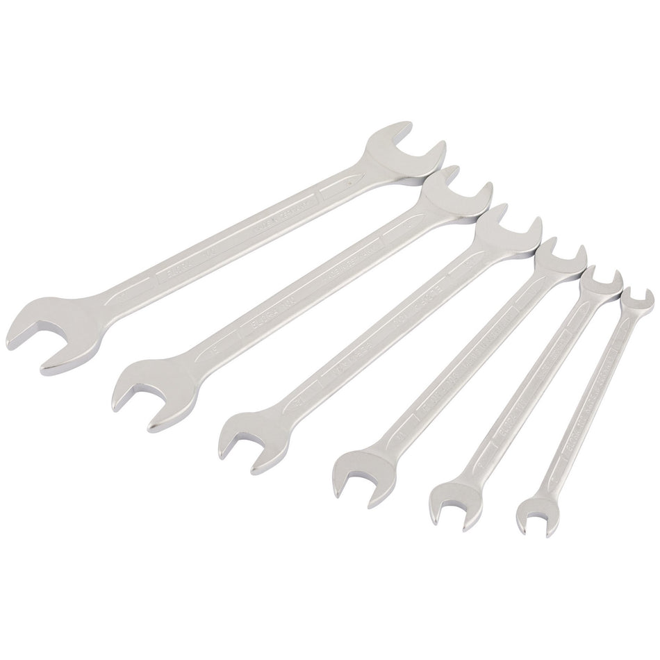 Draper 01341 Long Metric Open End Spanner Set (6 Piece)