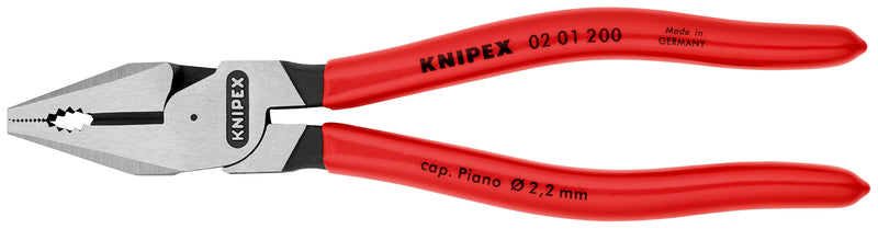 KNIPEX 02 01 200 COMBINATION PLIERS