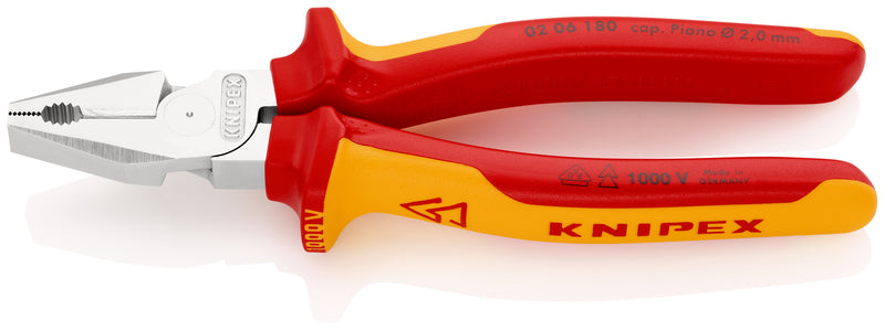 KNIPEX 02 06 180 COMBINATION PLIERS