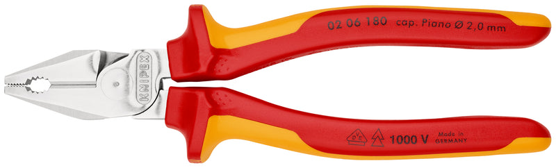KNIPEX 02 06 180 COMBINATION PLIERS