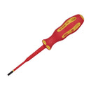 Draper 02160 XP1000 VDE Slimline Plain Slot Screwdriver, 4.0 x 100mm