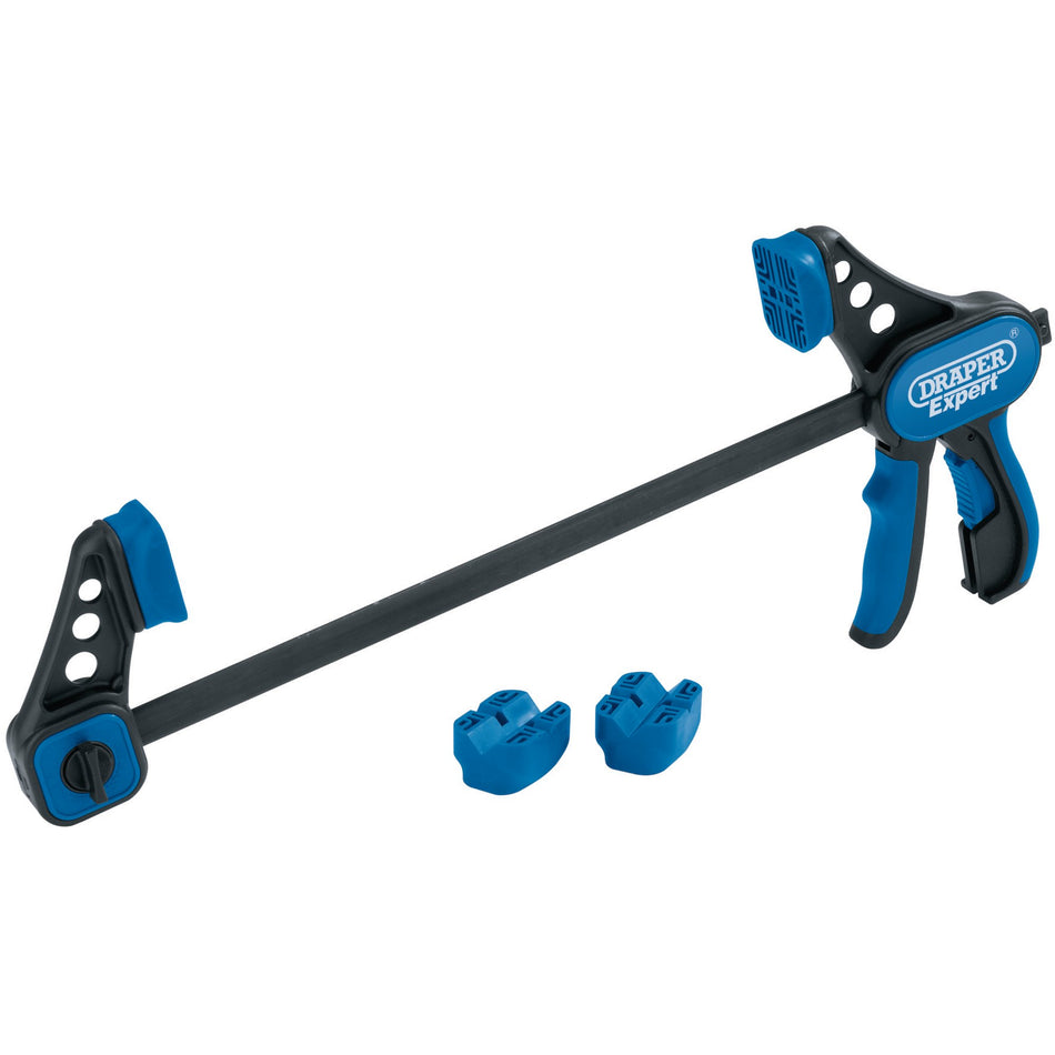 Draper 02374 Heavy Duty Soft Grip Dual Action Clamps, 300mm
