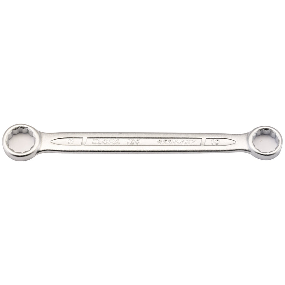 Draper 02414 Elora Flat Metric Ring Spanner, 10 x 11mm