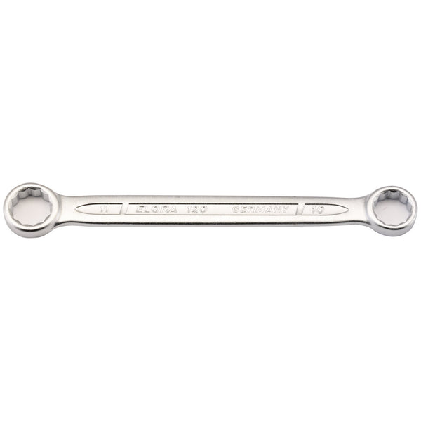Draper 02414 Elora Flat Metric Ring Spanner, 10 x 11mm