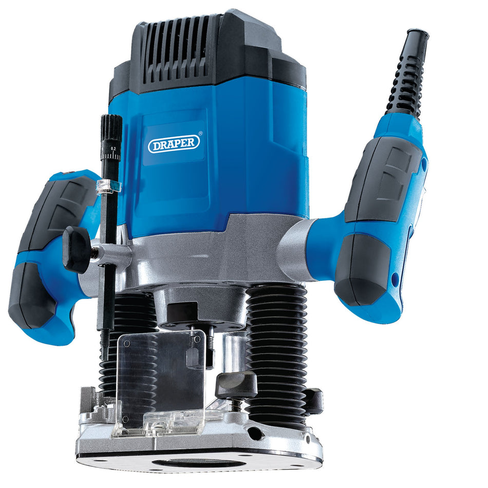 Draper 02519 230V Variable Speed Router, 1/4", 1200W