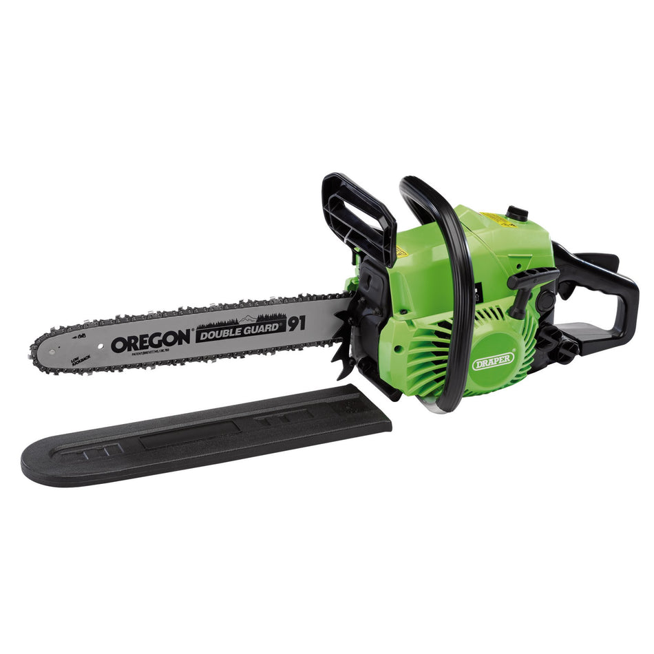 Draper 02567 Oregon® Petrol Chainsaw with Chain and Bar, 400mm, 37cc