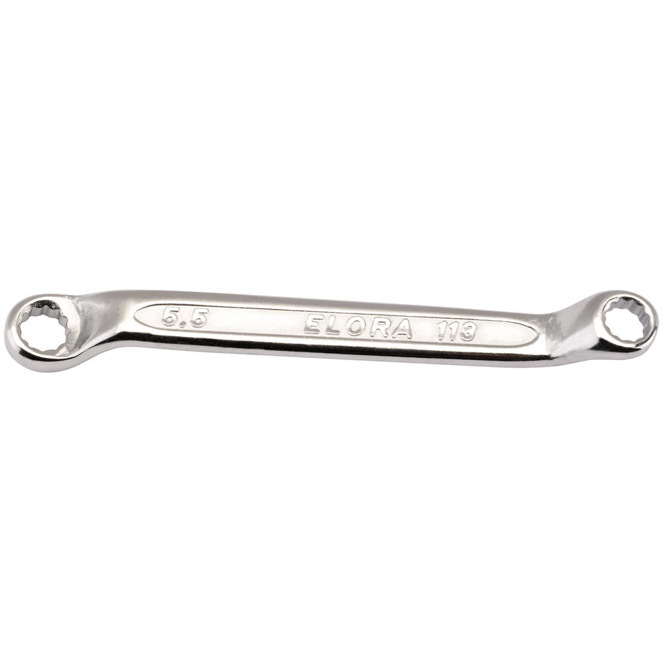 Draper 02597 Elora Midget Deep Crank Metric Ring Spanner, 5 x 5.5mm