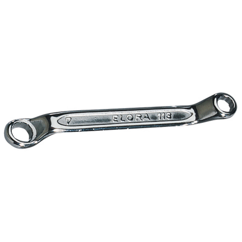 Draper 02604 Elora Midget Deep Crank Metric Ring Spanner, 6 x 7mm