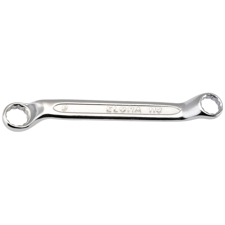 Draper 02612 Elora Midget Deep Crank Metric Ring Spanner, 8 x 9mm