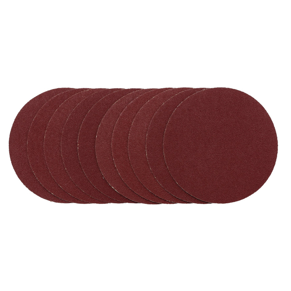 Draper 02694 Sanding Discs, 125mm, Hook & Loop, 80G (Pack of 10)