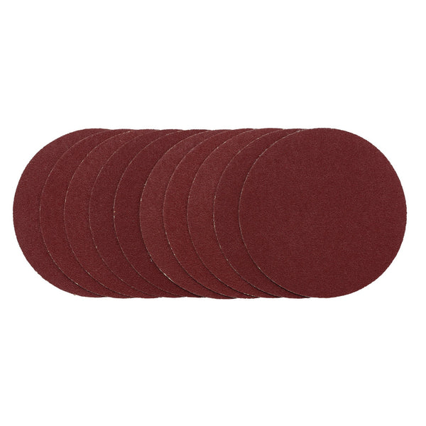 Draper 02694 Sanding Discs, 125mm, Hook & Loop, 80G (Pack of 10)