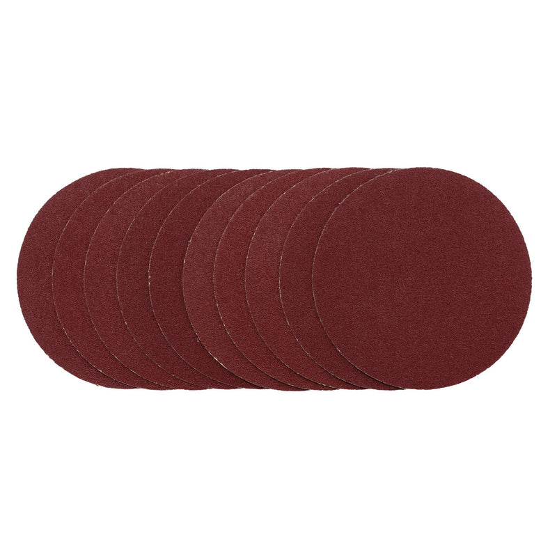 Draper 02694 Sanding Discs, 125mm, Hook & Loop, 80G (Pack of 10)