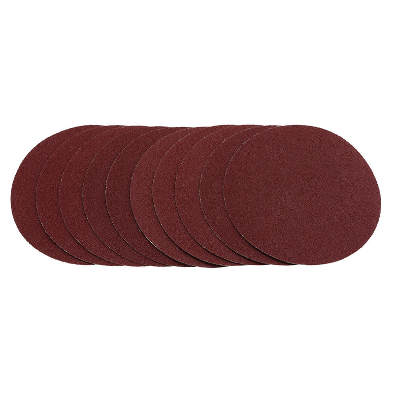 Draper 02694 Sanding Discs, 125mm, Hook & Loop, 80G (Pack of 10)