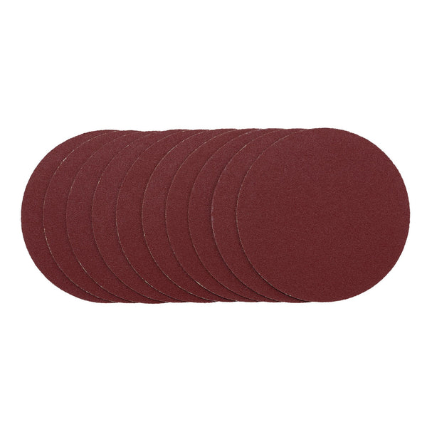 Draper 02695 Sanding Discs, 125mm, Hook & Loop, 120G (Pack of 10)