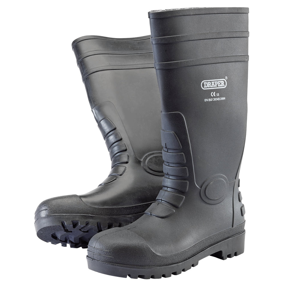 Draper 02702 Safety Wellington Boots, Size 12, S5