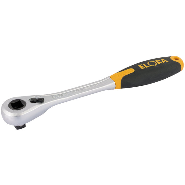 Draper 02715 Soft Grip Reversible Ratchet, 1/2" Sq. Dr.