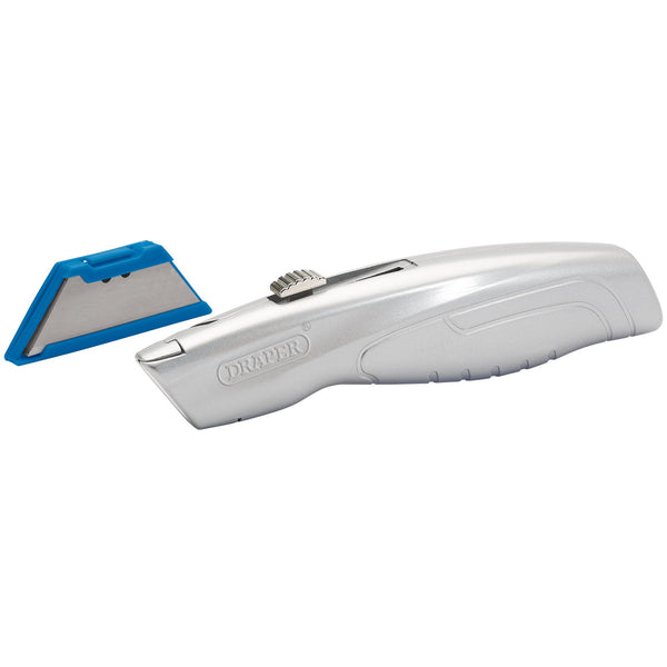 Draper 02890 Retractable Trimming Knife with 5 Spare Blades